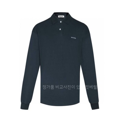 미*미우 피케 폴로 긴팔티셔츠