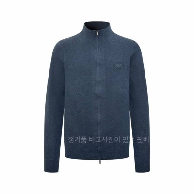 디* 아이콘 니트 집업 자켓