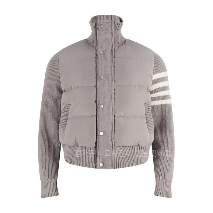 톰*라운 4-바 하이넥 니트 패딩 여성용