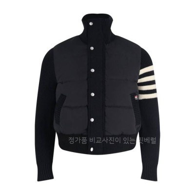 톰*라운 4-바 하이넥 니트 패딩 여성용