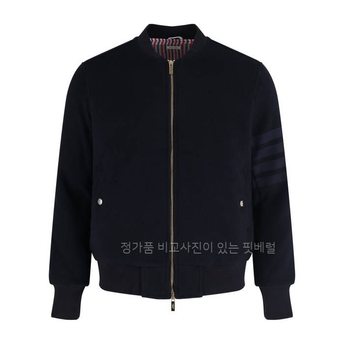 톰*라운 토널 플란넬 블루종 자켓