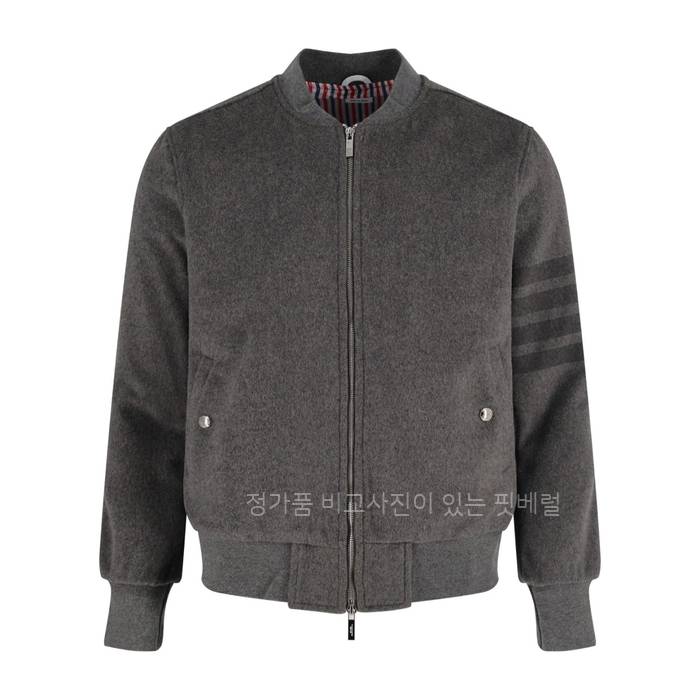 톰*라운 토널 플란넬 블루종 자켓