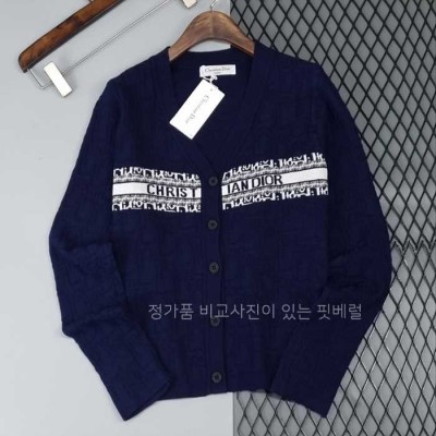 [국내배송] 디* 오블리크 자가드 가디건