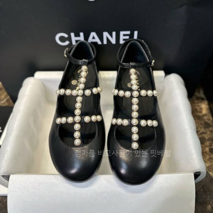 샤* 24A 펄 메리제인 플랫슈즈