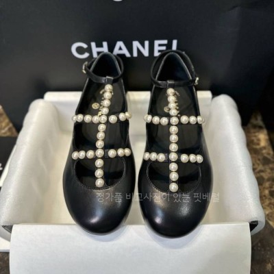 샤* 24A 펄 메리제인 플랫슈즈