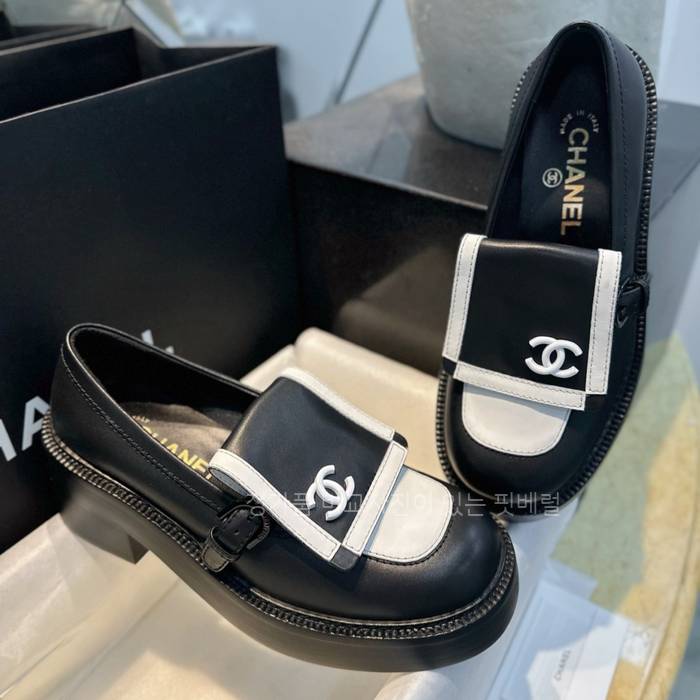 샤* 24B CC 배색 로퍼