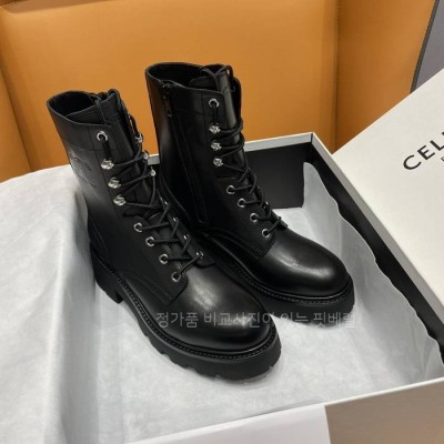 셀*느 트리오페 레더 레이스업 부츠