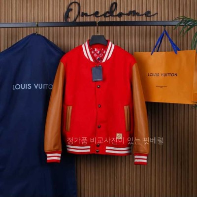 [국내배송] 루*비통 VVN 레더 바시티 재킷