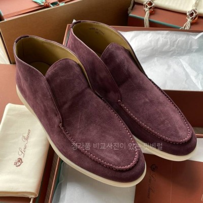 로*피아나 오픈 워크 처카 부츠