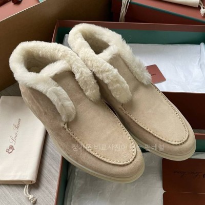 로*피아나 오픈 워크 로퍼