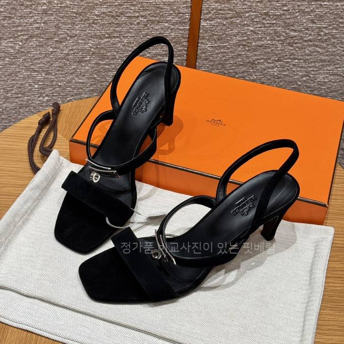 에*메스 글래머 샌들 힐 7.5cm