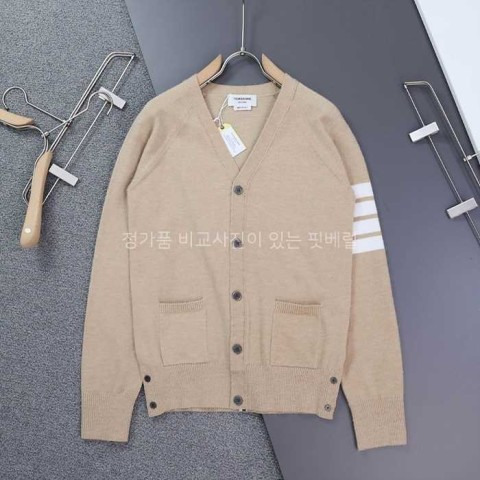 [국내배송] 톰*라운 4바 릴렉스 핏 V넥 울 가디건