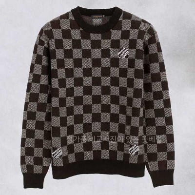 [국내배송] 루*비통 엠벨리시드 울 다미에 니트 풀오버