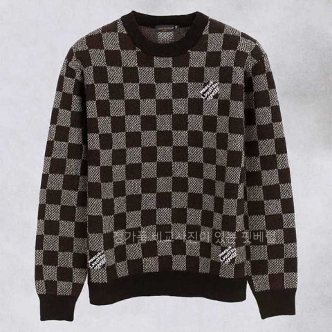 [국내배송] 루*비통 엠벨리시드 울 다미에 니트 풀오버