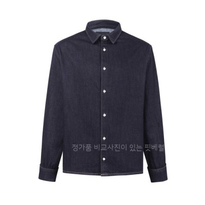 프*다 로고 데님 셔츠