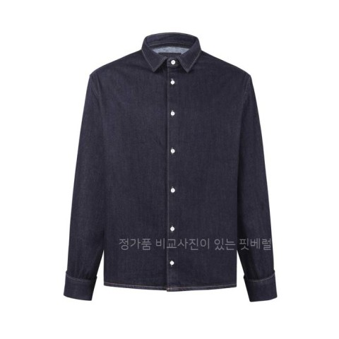 프*다 로고 데님 셔츠