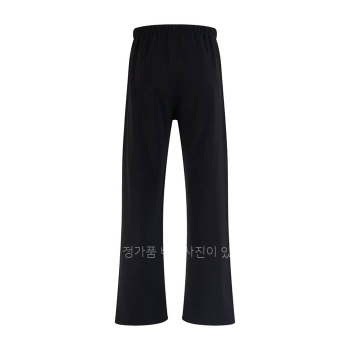 크*하츠 십자가 패치 플록드 팬츠