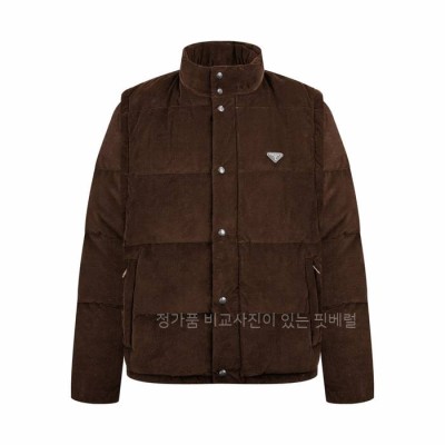 프*다 디태쳐블 코듀로이 다운 패딩