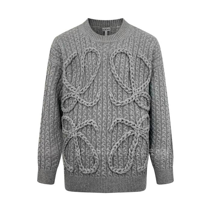 로*베 애너그램 케이블 니트