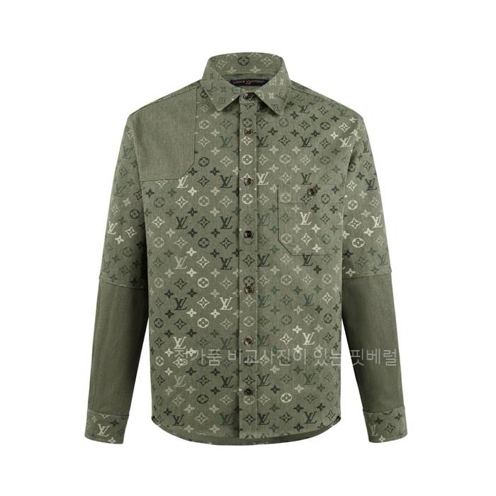 루*비통 모노그램 워크웨어 오버셔츠 자켓