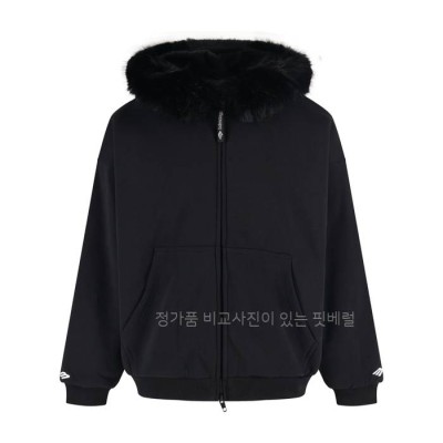 발*시아가 플러피 집업 후드 자켓