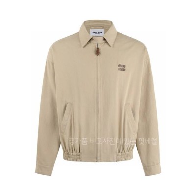 미*미우 라이트 블루종 자켓