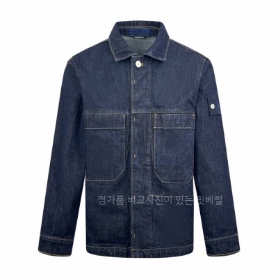 스*아일랜드 와펜 패치 데님 자켓