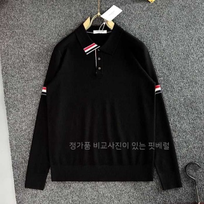 [국내배송] 톰*라운 암밴드 넥삼선 양모 카라티