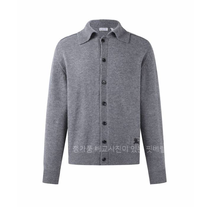 버*리 EKD 솔리드 카라 가디건