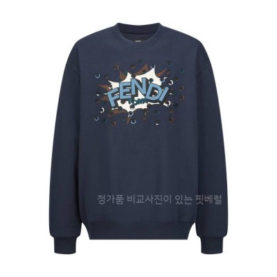 펜* 자수 스웨트셔츠 맨투맨