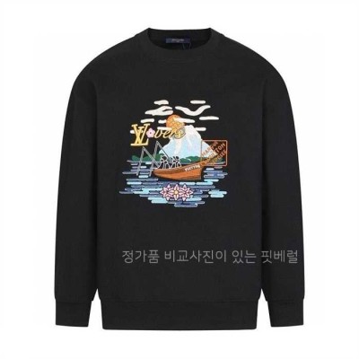 [국내배송] 루*비통 엠브로이 자수 맨투맨