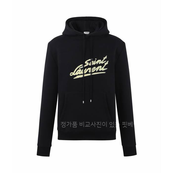 입*로랑 시그니처 후드티셔츠