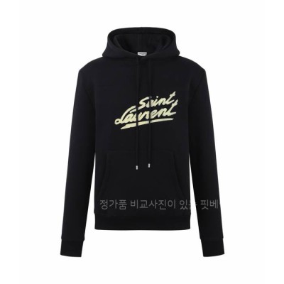 입*로랑 시그니처 후드티셔츠