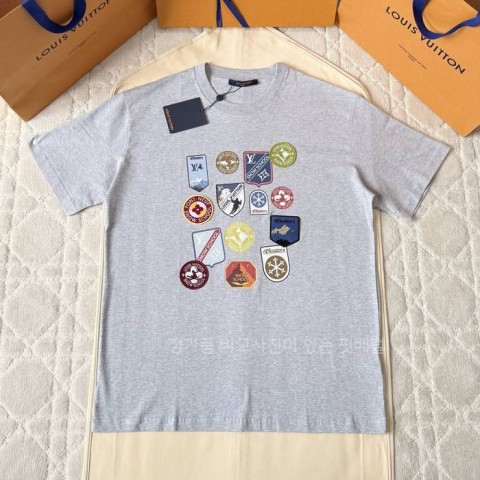 루*비통 시그니처 패치 반팔티셔츠