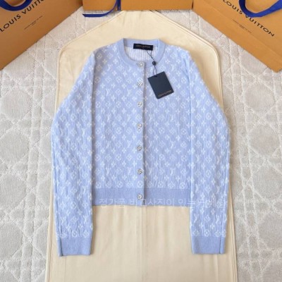 루*비통 모노그램 울 라운드 가디건 여성용