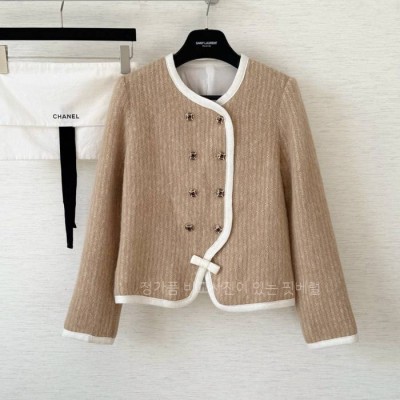 샤* 버튼 모헤어 자켓