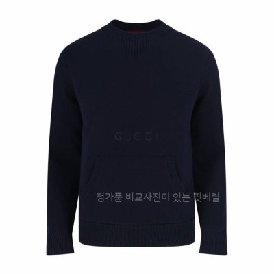 구* 로고 포켓 니트