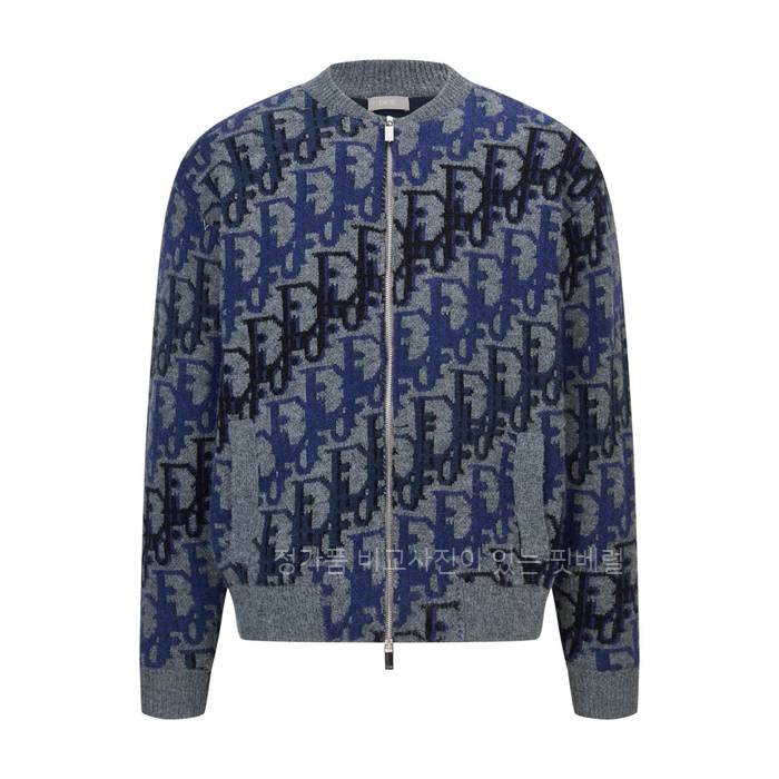 디* 오블리크 블루종 자켓