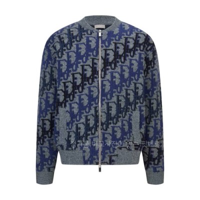 디* 오블리크 블루종 자켓