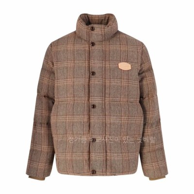 루*비통 트위드 다운 블루종 패딩