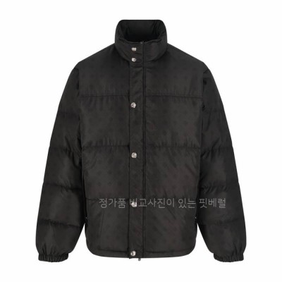 크*하츠 모노그램 푸퍼 다운 패딩