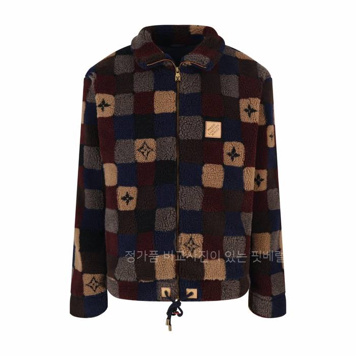 루*비통 다미에 플리스 블루종 자켓