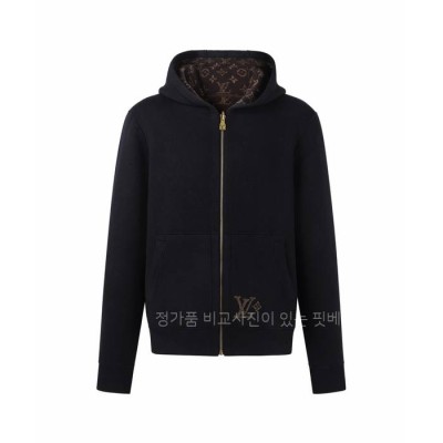 루*비통 리버서블 더블 페이스 후디드 블루종 자켓