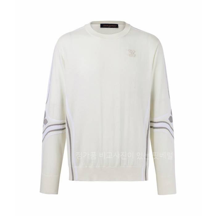 루*비통 그래픽 니티드 크루넥 니트