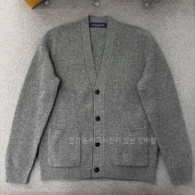 루*비통 엠브로이더드 시그니처 캐시미어 가디건