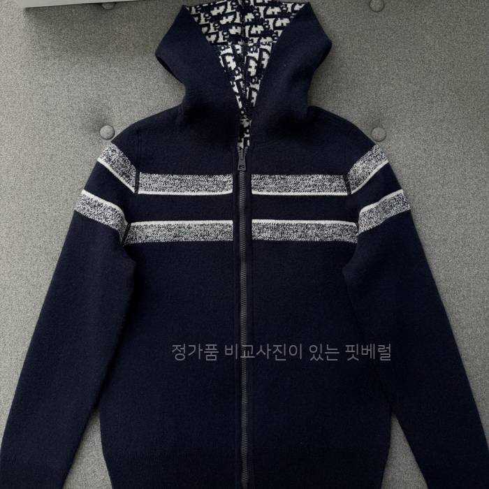 디* 오블리크 리버시블 후드 지퍼 가디건 여성용