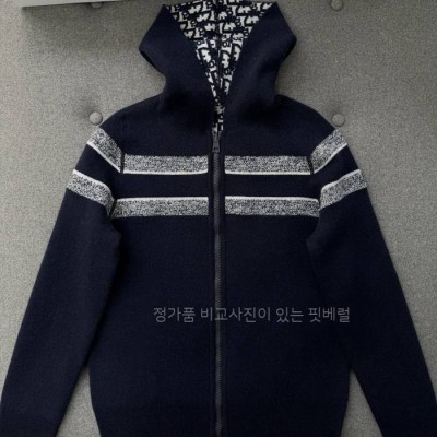 디* 오블리크 리버시블 후드 지퍼 가디건 여성용