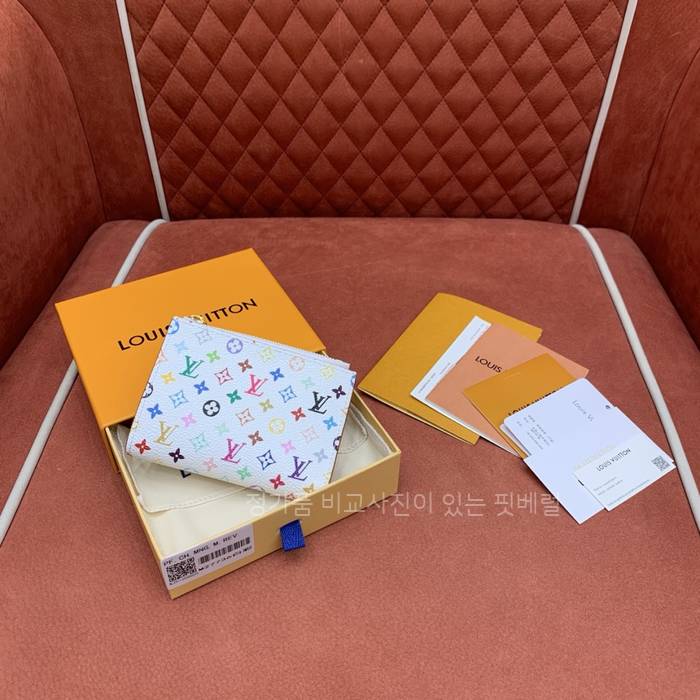 루*비통 M27736 LV x TM 리사 월릿 반지갑