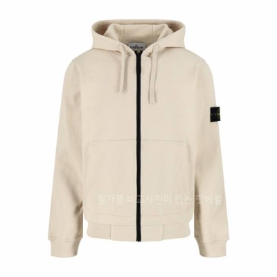 스*아일랜드 코튼 와펜 후드집업 자켓