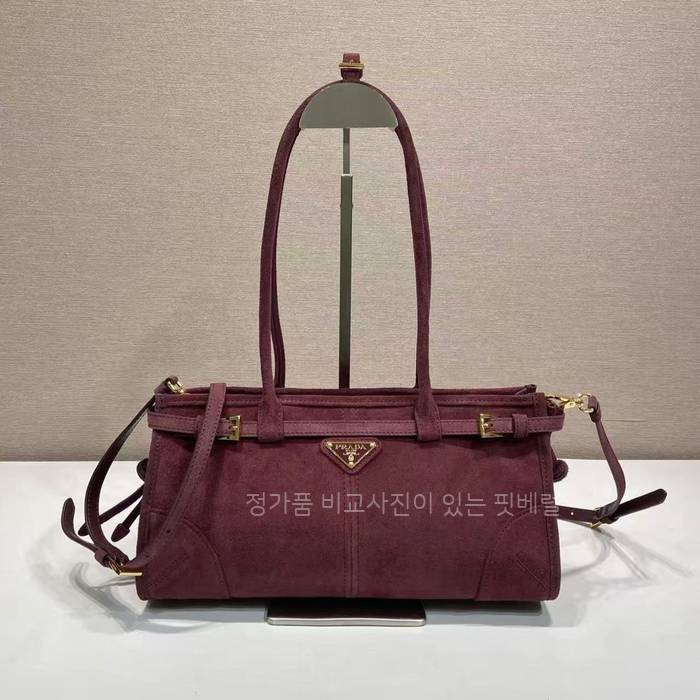 프*다 1BA426 시그니처 핸드백 미듐